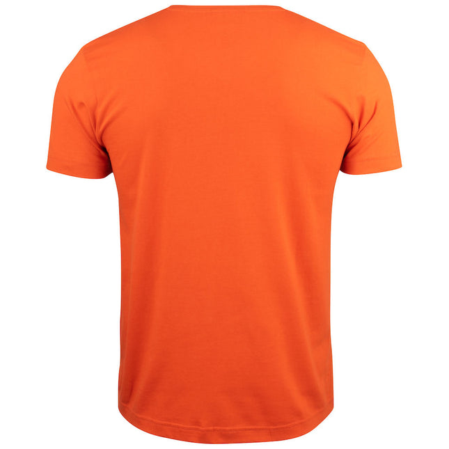 Basic-T V-neck - Herre - Orange - Clique 029035 - Modekompagniet.dk