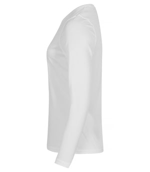 Basic Active-T LS - Kvinder - Hvid - Clique 029041 - Modekompagniet.dk