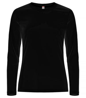 Basic Active-T LS - Kvinder - Sort - Clique 029041 - Modekompagniet.dk