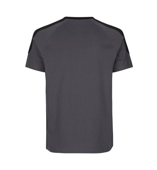 PRO Wear T-shirt med kontrastfarve - Herre- Grå - ID 0302 - Modekompagniet.dk