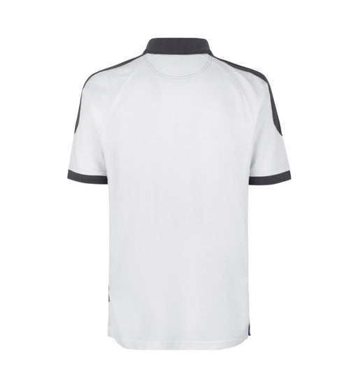 PRO Wear Poloshirt med kontrastfarve - Herre - Hvid - ID 0322 - Modekompagniet.dk