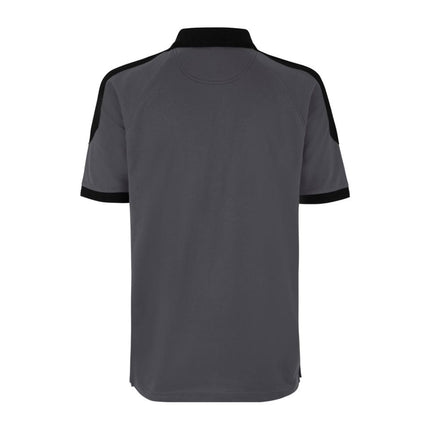 PRO Wear Poloshirt med kontrastfarve - Herre - Grå - ID 0322 - Modekompagniet.dk