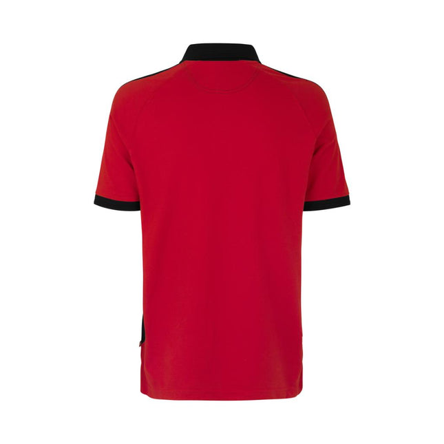 PRO Wear Poloshirt med kontrastfarve - Herre - Rød - ID 0322 - Modekompagniet.dk