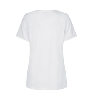 PRO wear CARE V-hals T-shirt - Dame - Hvid - ID 0373 - Modekompagniet.dk