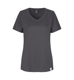 PRO wear CARE V-hals T-shirt - Dame - Grå - ID 0373 - Modekompagniet.dk