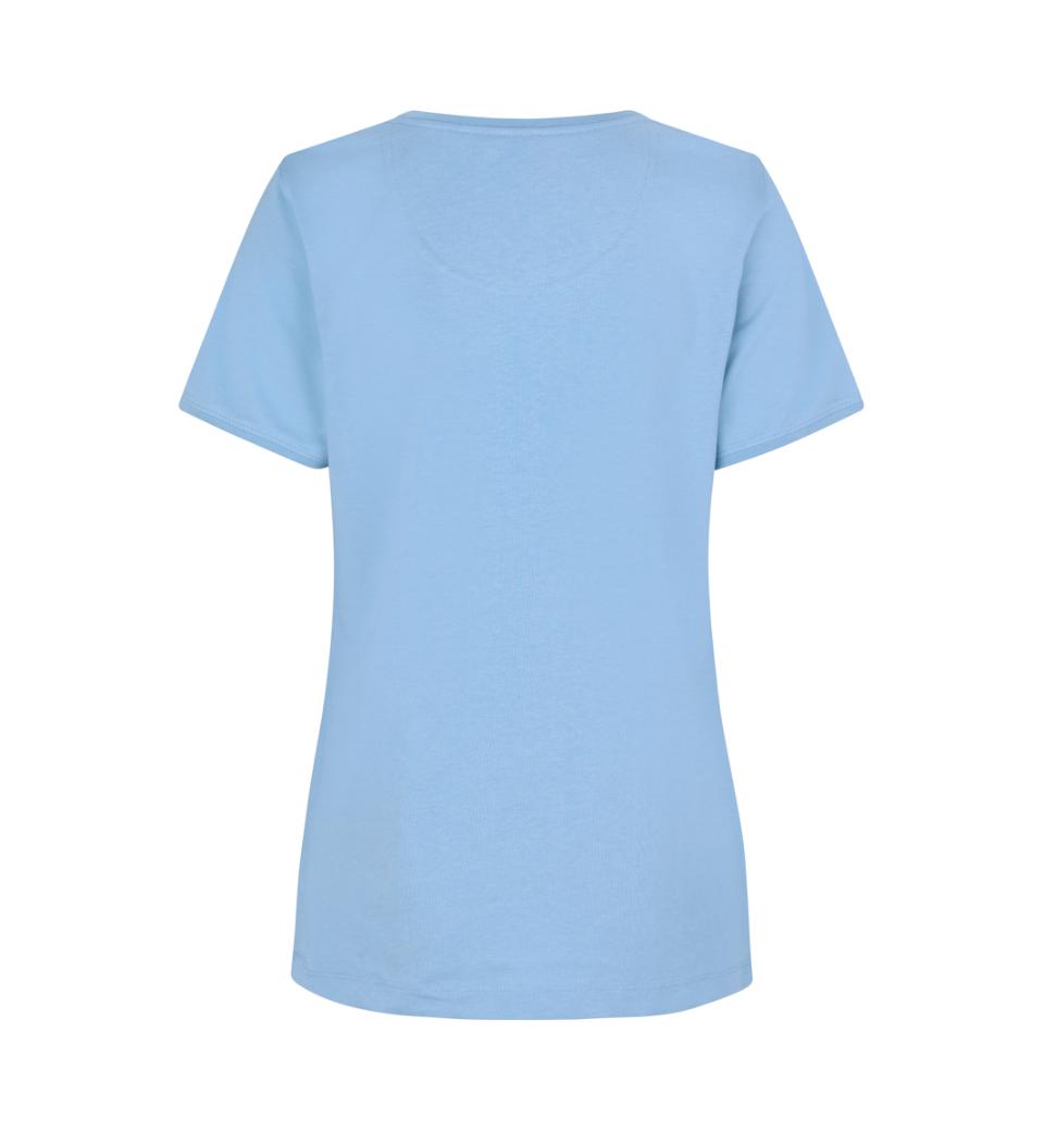 PRO wear CARE V-hals T-shirt - Dame - Blå - ID 0373 - Modekompagniet.dk