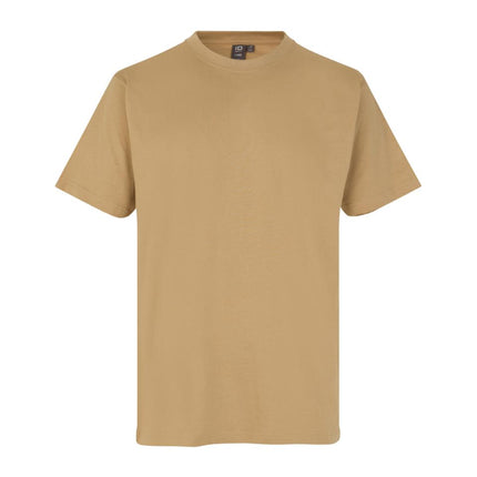 T-TIME T-shirt 100% bomuld - Sand - ID510 - Modekompagniet.dk