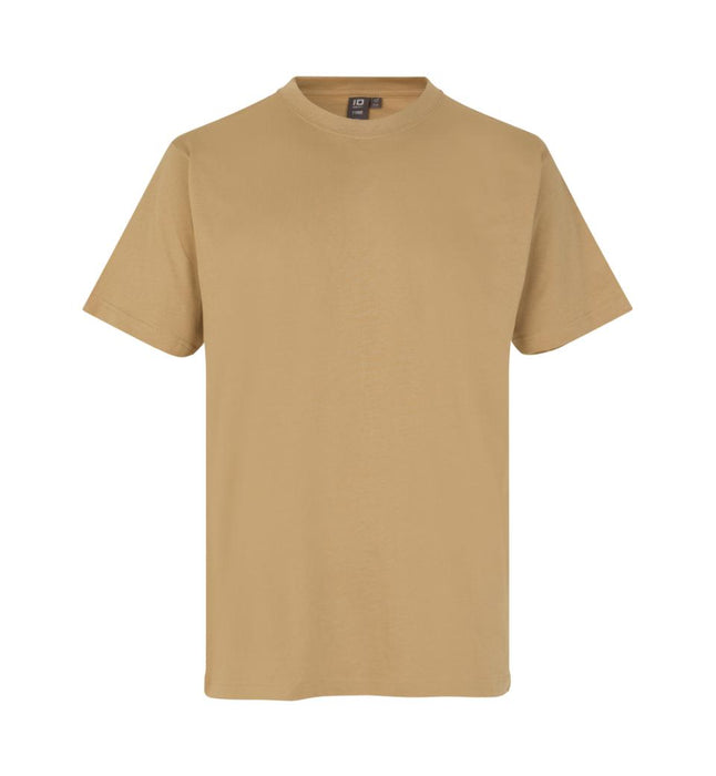 T-TIME T-shirt 100% bomuld - Sand - ID510 - Modekompagniet.dk