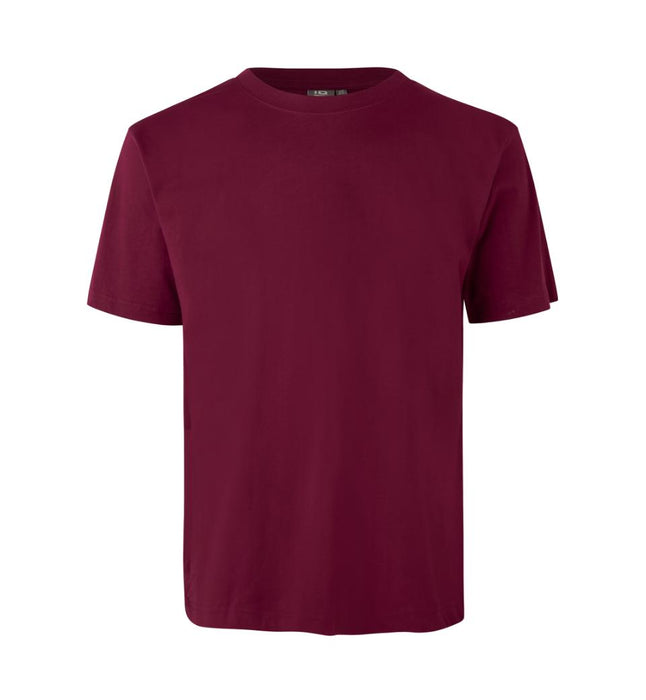 T-TIME T-shirt 100% bomuld - Bordeaux - ID510 - Modekompagniet.dk