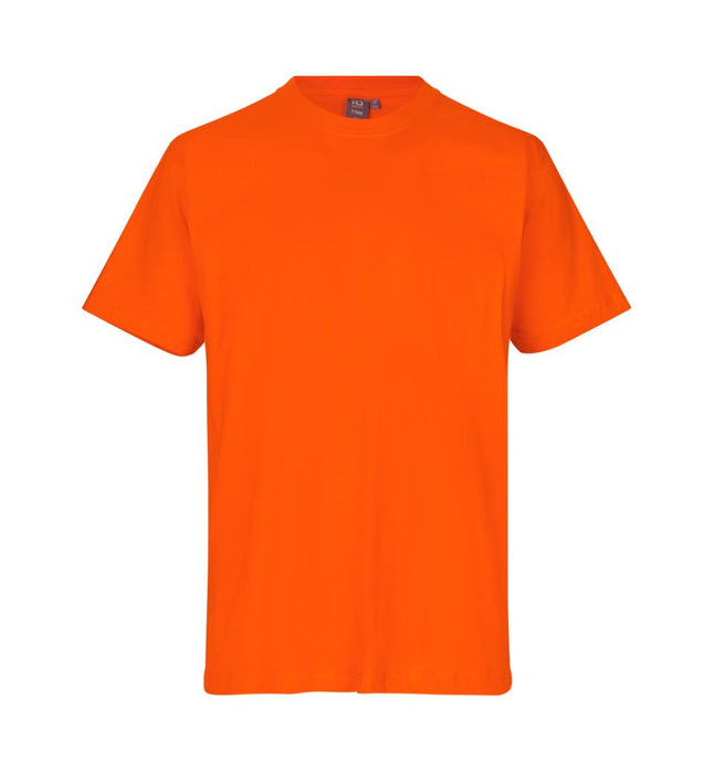 T-TIME T-shirt 100% bomuld - Orange - ID510 - Modekompagniet.dk