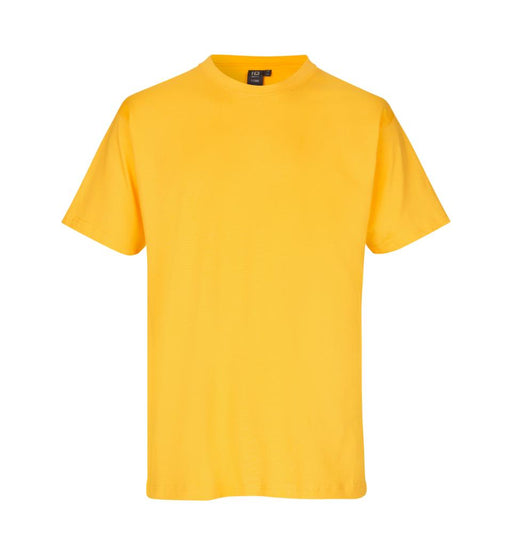 T-TIME T-shirt 100% bomuld - Gul - ID510 - Modekompagniet.dk