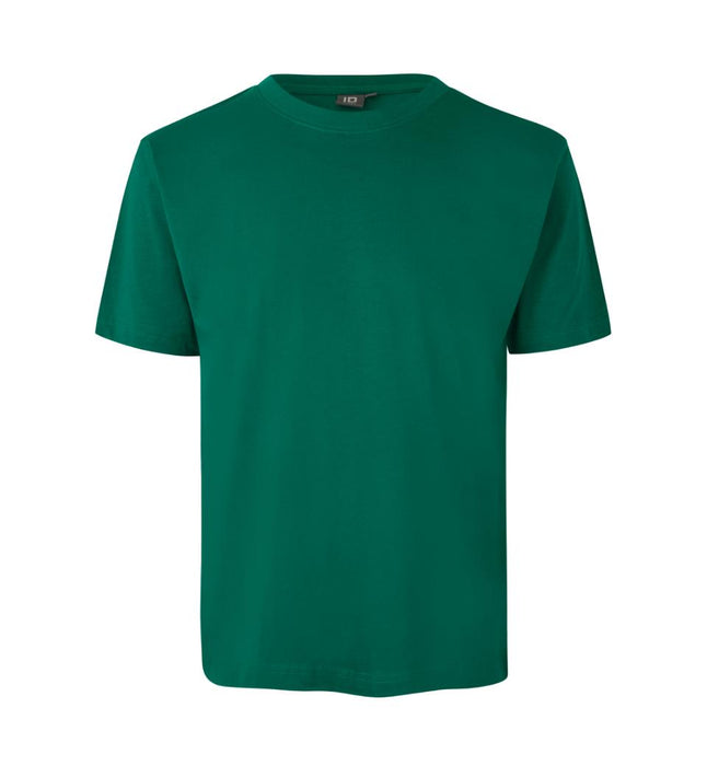 T-TIME T-shirt 100% bomuld - Mørk grøn - ID510 - Modekompagniet.dk