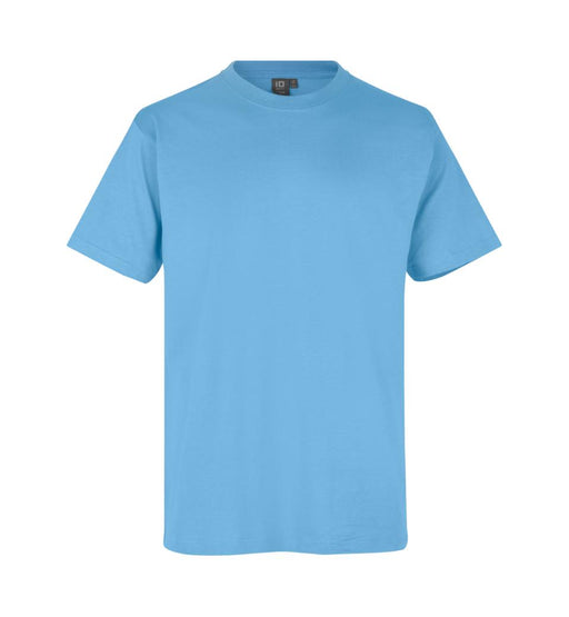 T-TIME T-shirt 100% bomuld - Lys blå - ID510 - Modekompagniet.dk