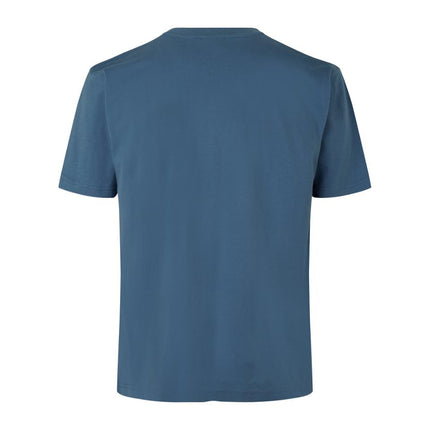 T-TIME T-shirt 100% bomuld - Indigo blå - ID510 - Modekompagniet.dk