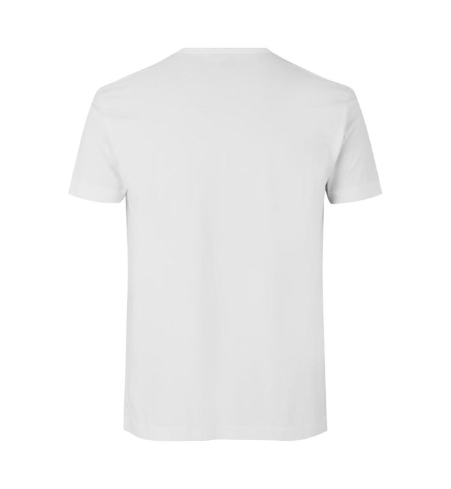 T-TIME® T-shirt med v-hals - Herre - Hvid - ID 0514 - Modekompagniet.dk