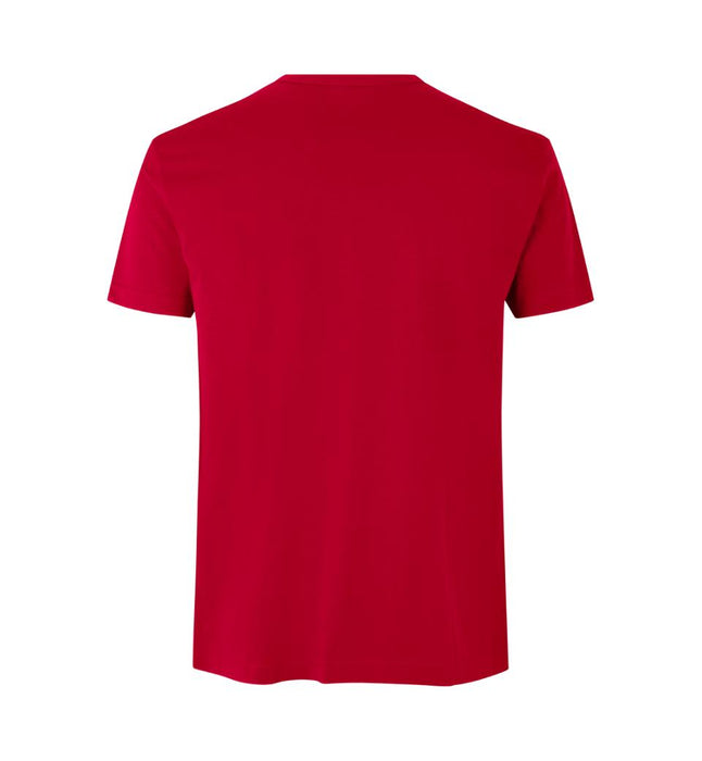 T-TIME® T-shirt med v-hals - Herre - Rød - ID 0514 - Modekompagniet.dk