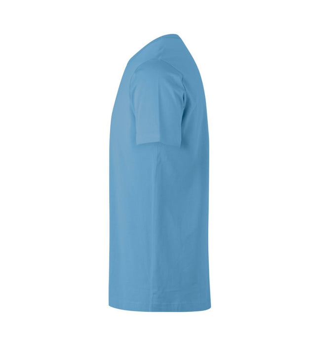 T-TIME® T-shirt med v-hals - Herre - Lys blå - ID 0514 - Modekompagniet.dk