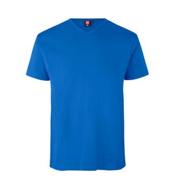 T-TIME® T-shirt med v-hals - Herre - Blå - ID 0514 - Modekompagniet.dk
