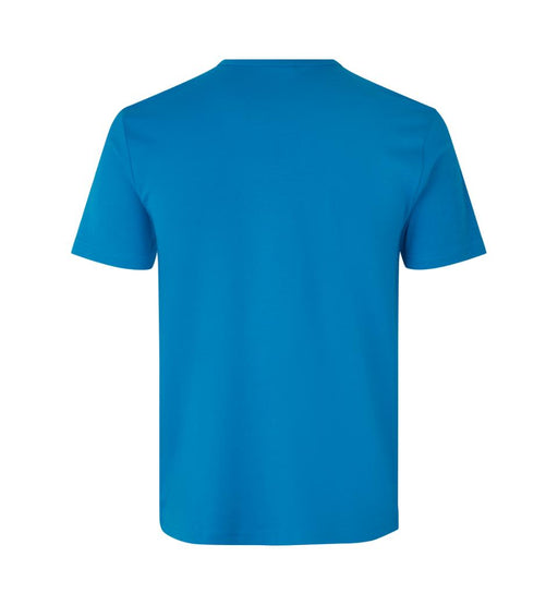 Interlock T-shirt - Herre - Azur blå - ID 0517 - Modekompagniet.dk