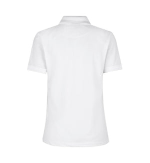 Klassisk poloshirt - Dame - Hvid - ID 0521 - Modekompagniet.dk