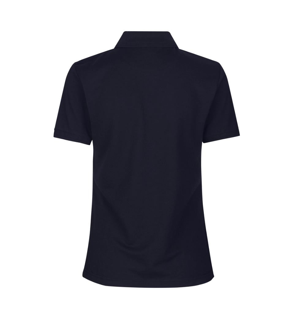 Klassisk poloshirt - Dame - Navy - ID 0521 - Modekompagniet.dk
