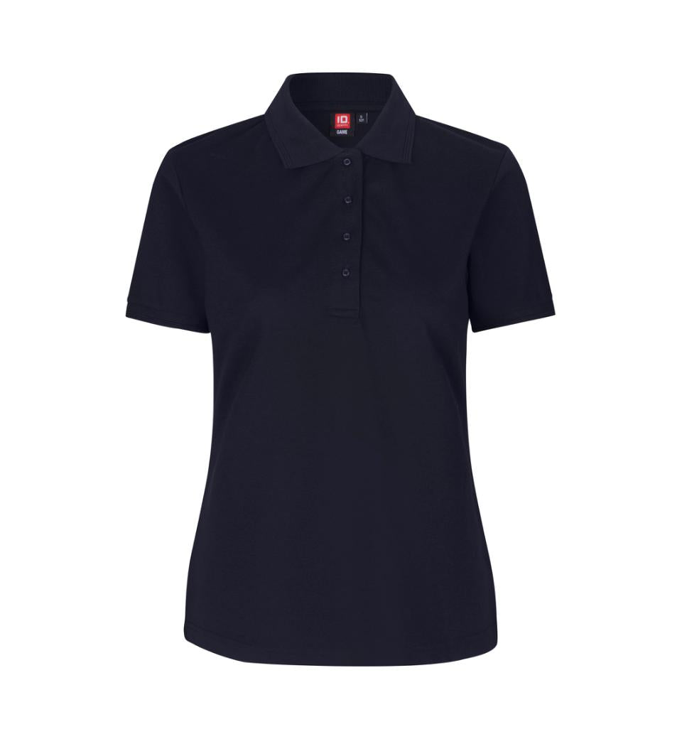 Klassisk poloshirt - Dame - Navy - ID 0521 - Modekompagniet.dk