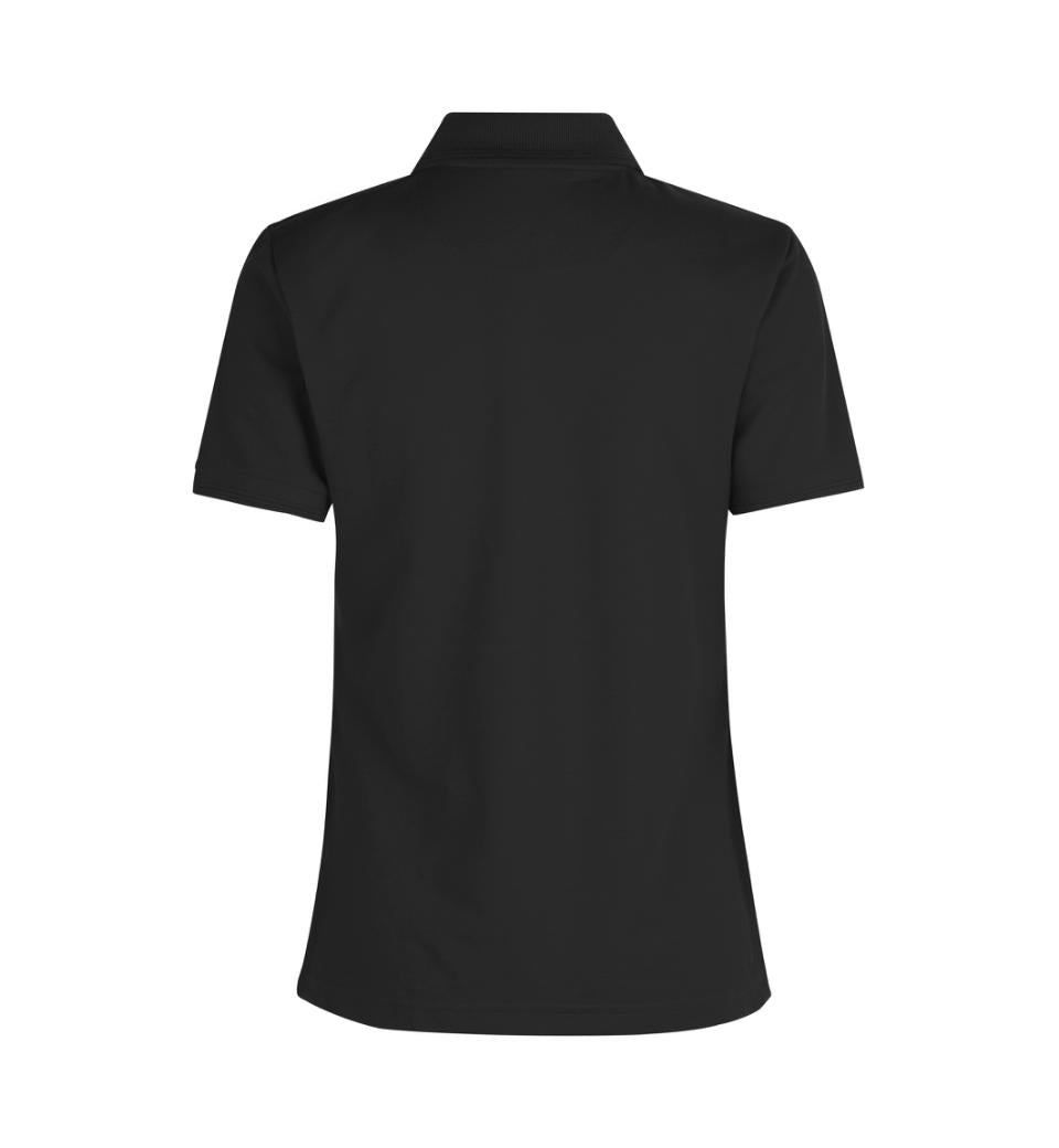 Klassisk poloshirt - Dame - Sort - ID 0521 - Modekompagniet.dk