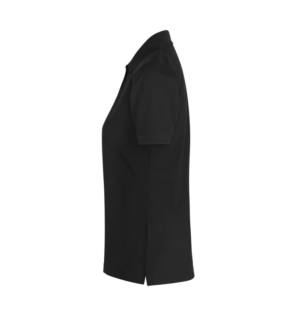 Klassisk poloshirt - Dame - Sort - ID 0521 - Modekompagniet.dk