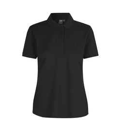 Klassisk poloshirt - Dame - Sort - ID 0521 - Modekompagniet.dk