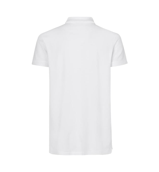 Stretch Poloshirt - Herre - Hvid - ID 0525 - Modekompagniet.dk