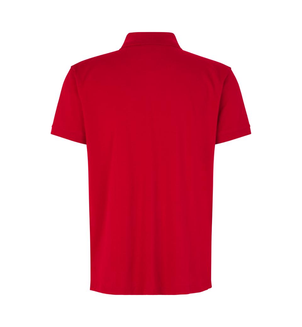 Stretch Poloshirt - Herre - Rød - ID 0525 - Modekompagniet.dk