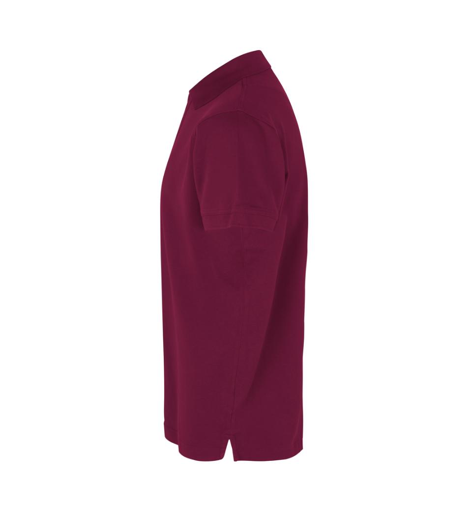 Stretch Poloshirt - Herre - Bordeaux - ID 0525 - Modekompagniet.dk