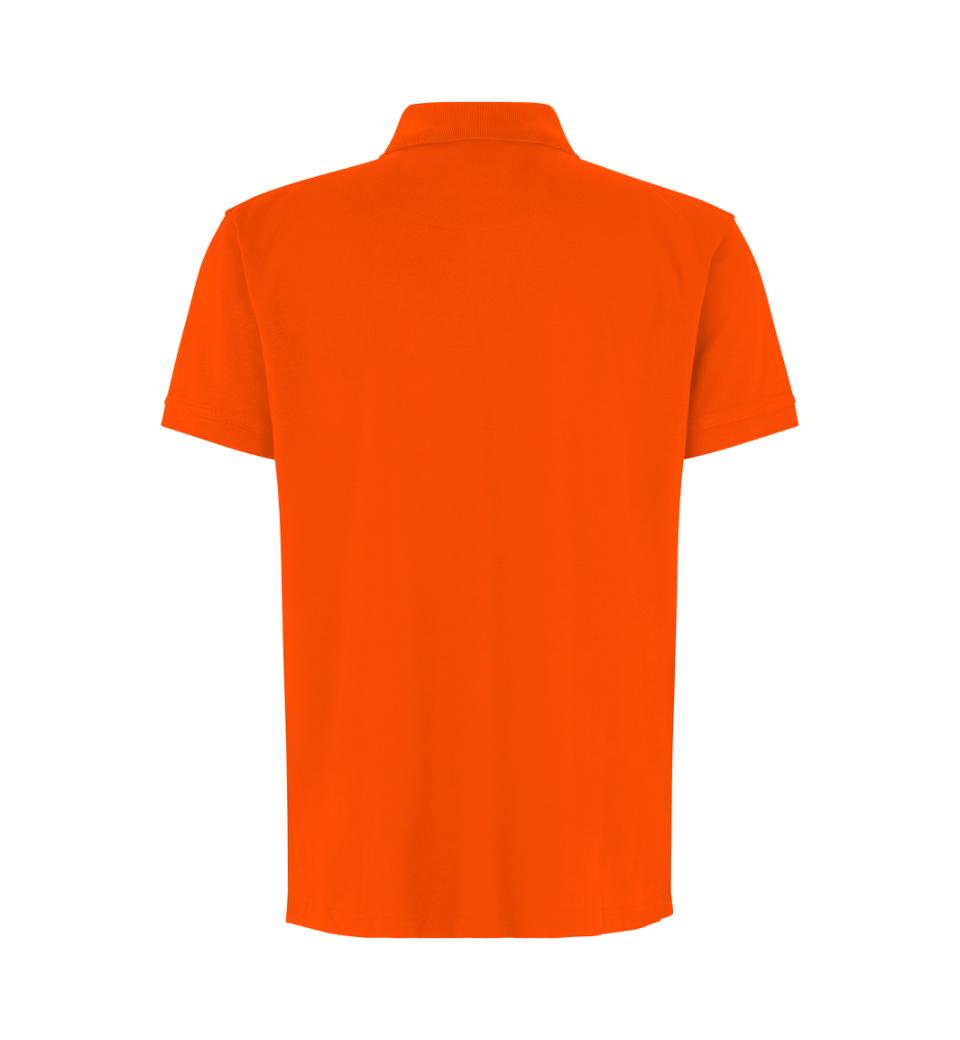 Stretch Poloshirt - Herre - Orange - ID 0525 - Modekompagniet.dk