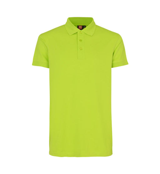 Stretch Poloshirt - Herre - Lime - ID 0525 - Modekompagniet.dk
