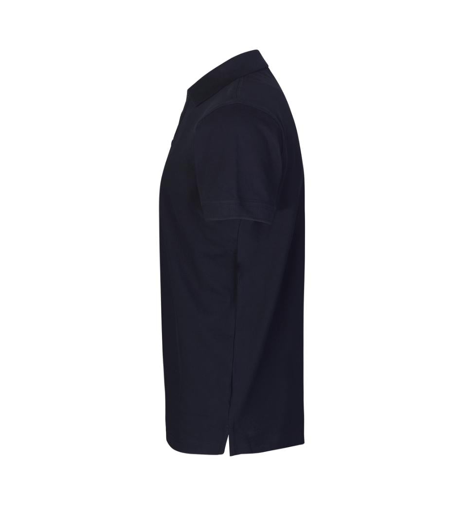 Stretch Poloshirt - Herre - Navy - ID 0525 - Modekompagniet.dk