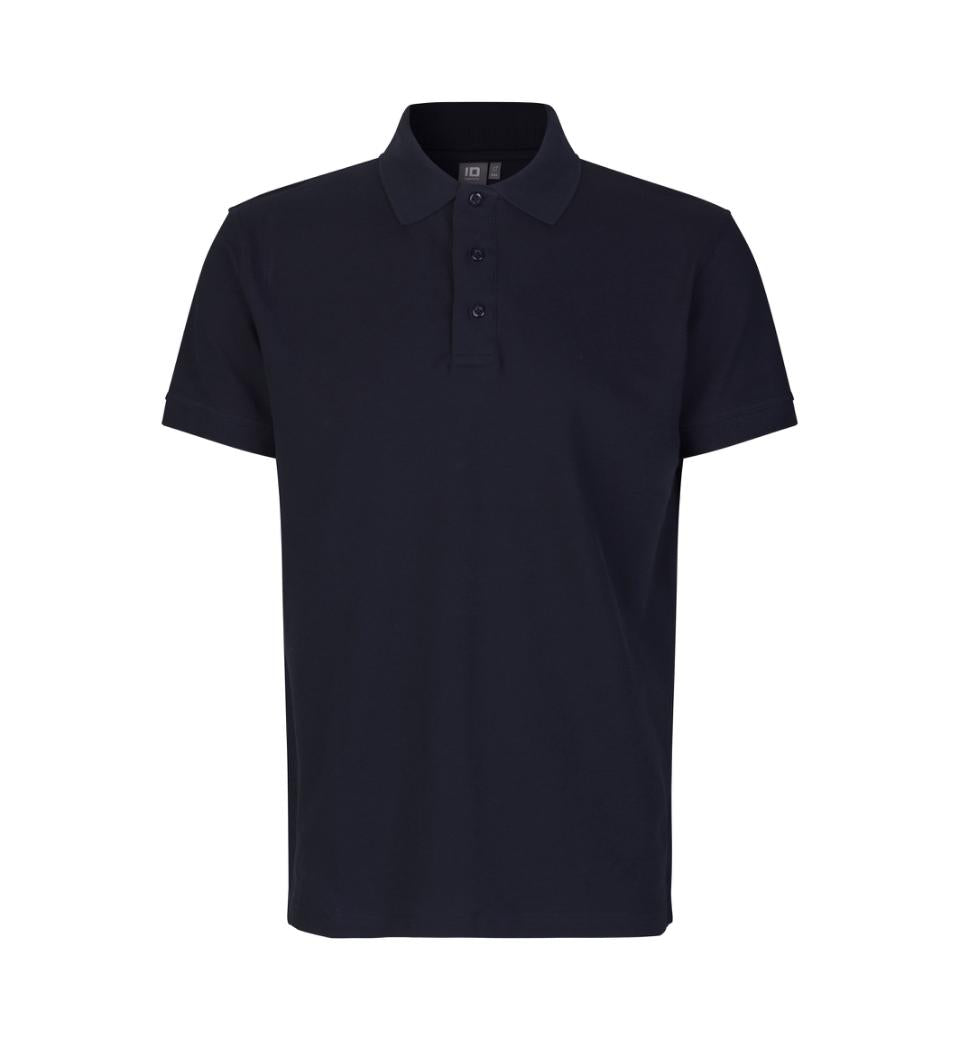 Stretch Poloshirt - Herre - Navy - ID 0525 - Modekompagniet.dk
