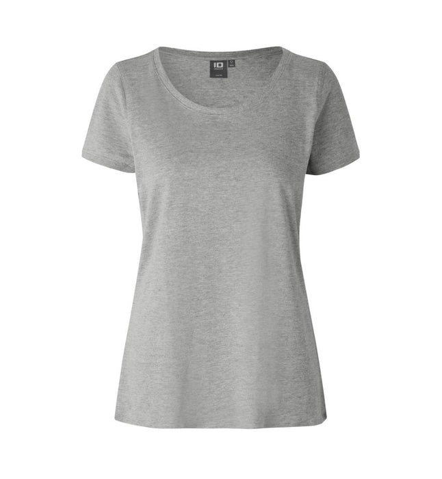Core T-Shirt Med O-Hals Dame, Grå - ID0541 - Modekompagniet.dk