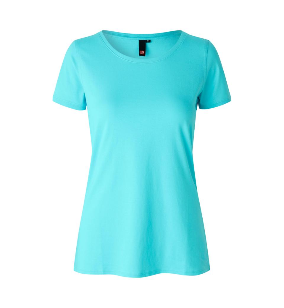Core T-Shirt Med O-Hals Dame, Mint - ID0541 - Modekompagniet.dk