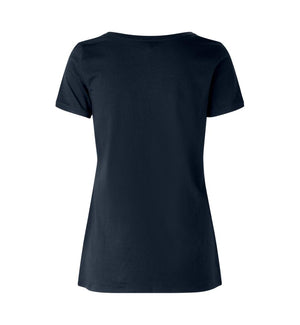 Core T-Shirt Med O-Hals Dame, Navy Blå - ID0541 - Modekompagniet.dk