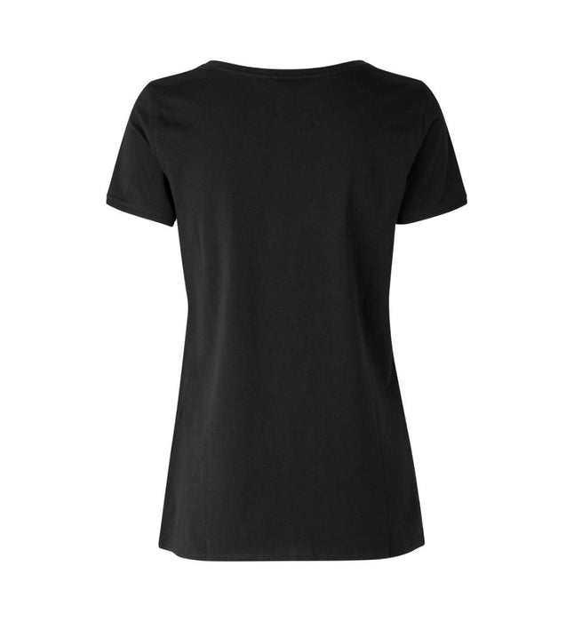 Core T-Shirt Med O-Hals Dame, Sort - ID0541 - Modekompagniet.dk