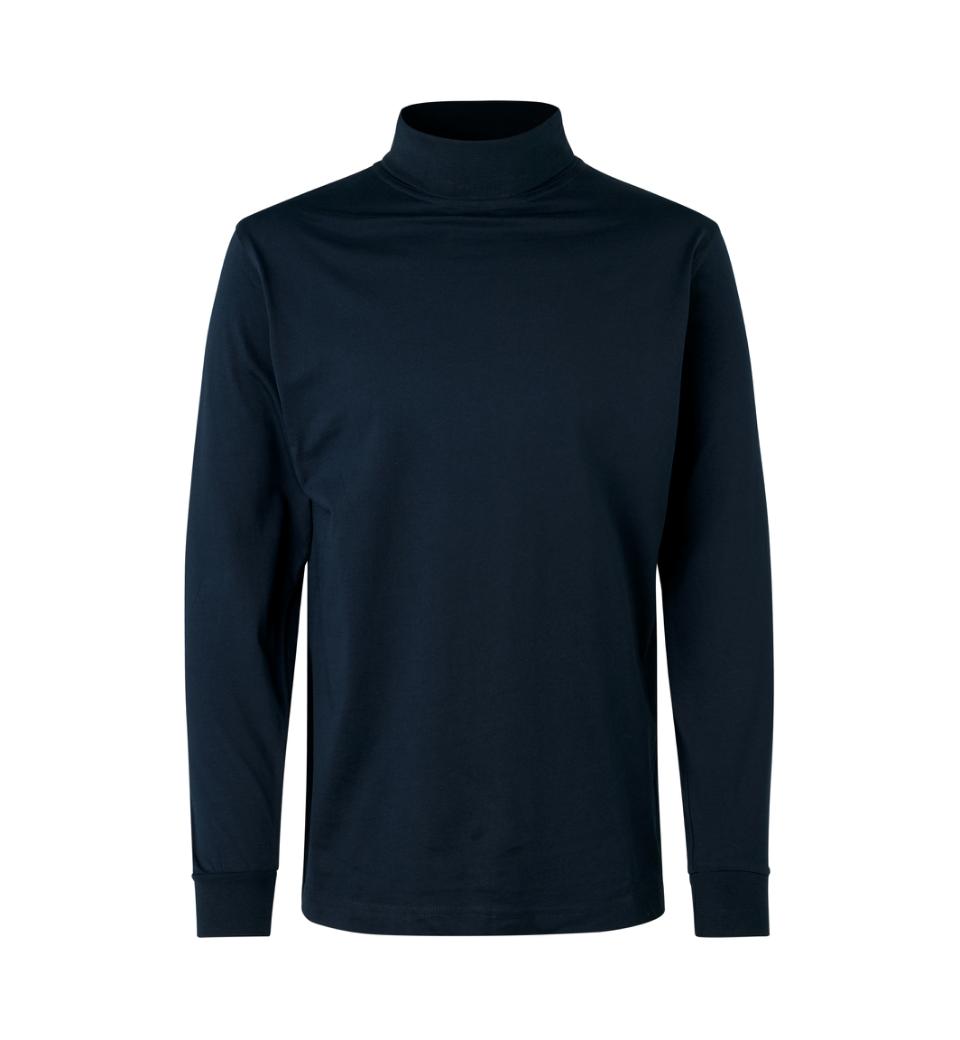 ID T-Time rullekrave med lange ærmer  - Navy - ID0546 - Modekompagniet.dk