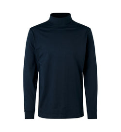 ID T-Time rullekrave med lange ærmer  - Navy - ID0546 - Modekompagniet.dk