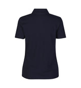 Økologisk Poloshirt - Dame - Navy - ID 0587 - Modekompagniet.dk