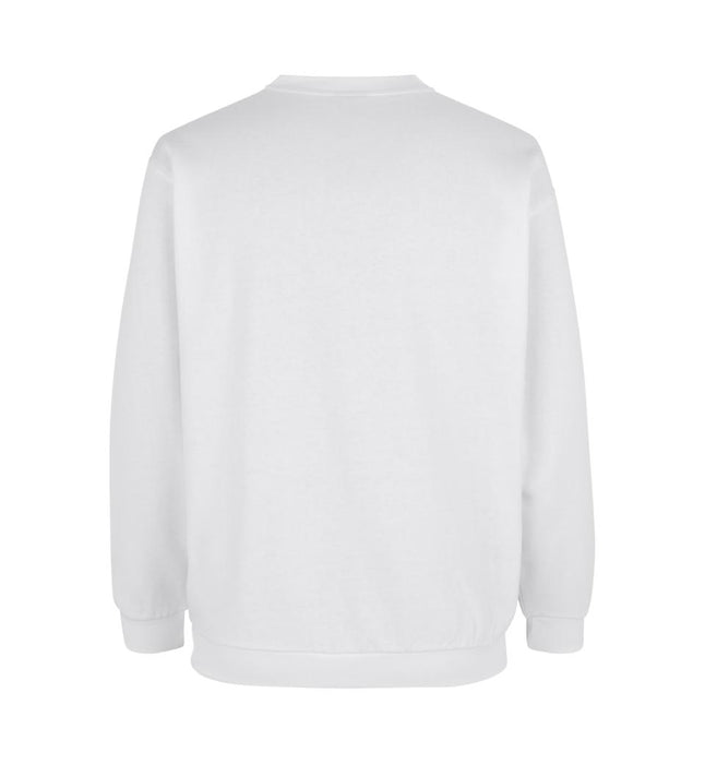 Klassisk sweatshirt - Unisex - Hvid - ID600 - Modekompagniet.dk