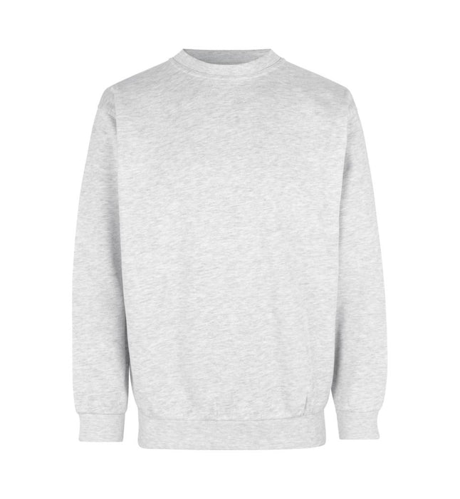 Klassisk sweatshirt - Unisex - Lys grå - ID600 - Modekompagniet.dk