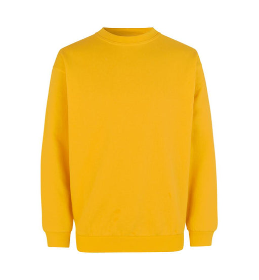 Klassisk sweatshirt - Unisex - Gul - ID600 - Modekompagniet.dk