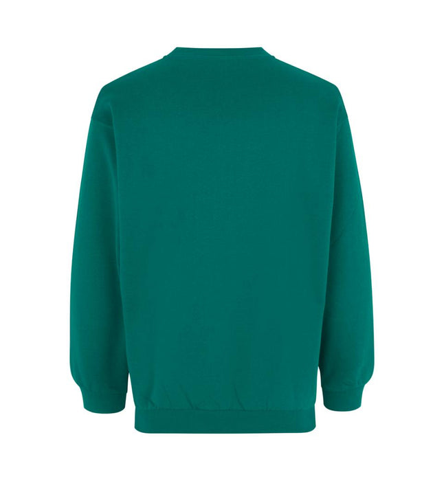 Klassisk sweatshirt - Unisex - Grøn - ID600 - Modekompagniet.dk