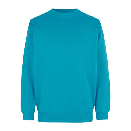 Klassisk sweatshirt - Unisex - Turkis - ID600 - Modekompagniet.dk
