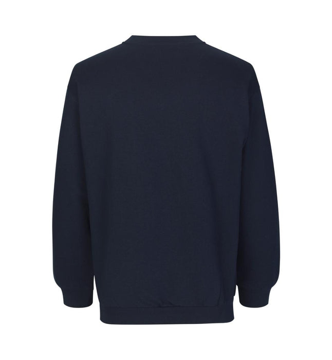 Klassisk sweatshirt - Unisex - Navy - ID600 - Modekompagniet.dk