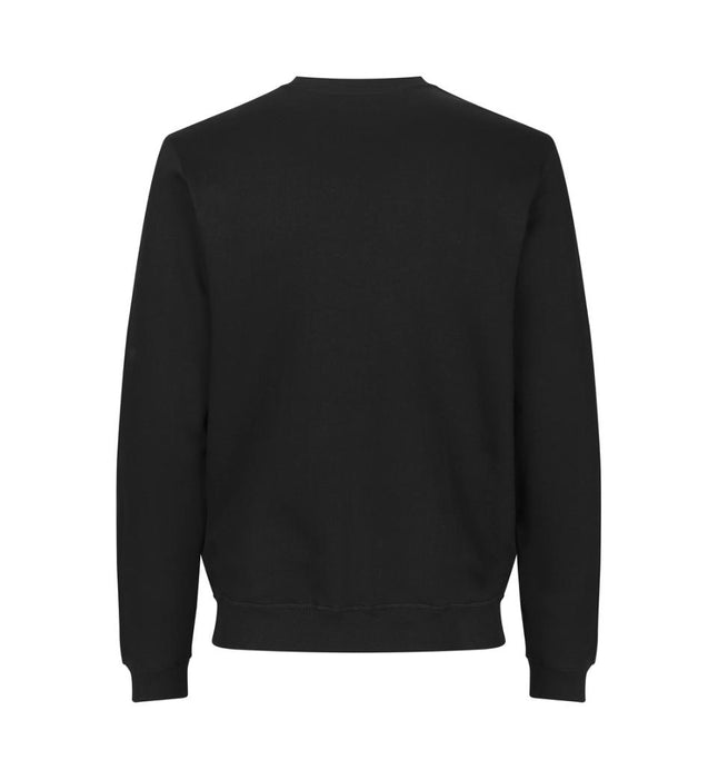 Økologisk O-hals sweatshirt - Herre - Sort - ID 0682 - Modekompagniet.dk